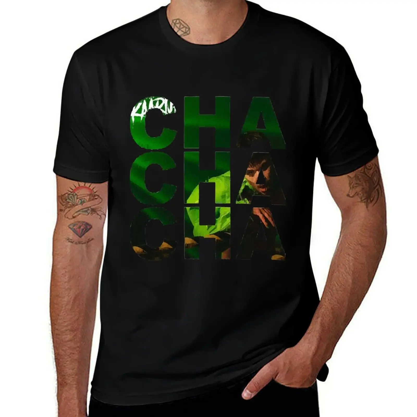 

cha cha cha kaarija T-Shirt oversized plus size clothes summer tops t shirts men