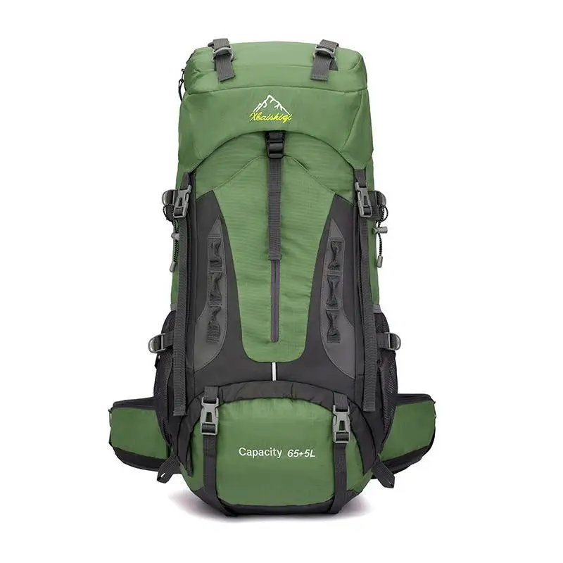 70lメンズ登山バッグプロフェッショナルアウトドア大容量バックパック男性と女性のハイキング旅行通勤バックパック