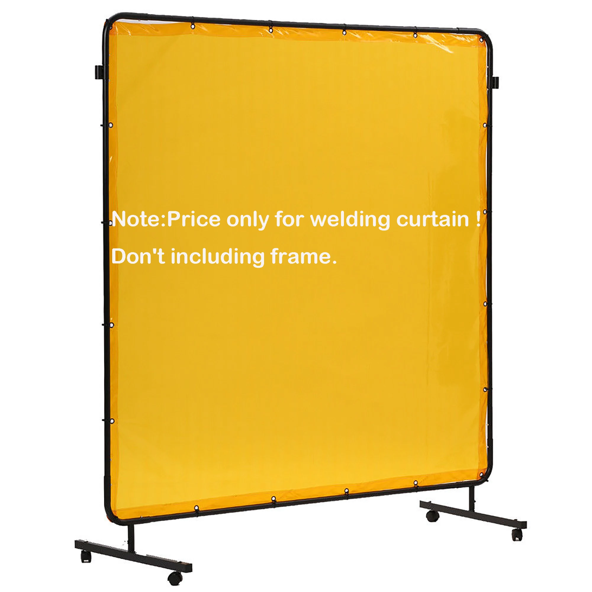 

Welding Screens Curtain No frame Flame retardant Fire Proof Weld Blanket Welding Shield 6'X8' Translucent Anti UV Anti-UV Vinyl