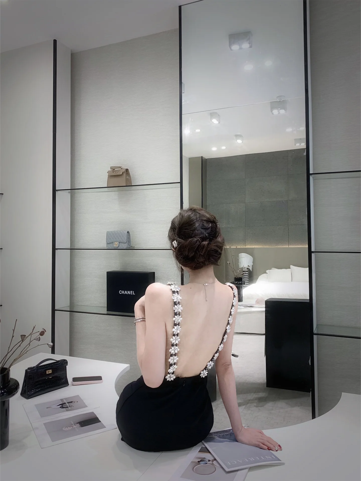 

Night Hepburn Sle Sexy Bal ort Dr Ele Polyester Fiber Svel Bodycon Skirt for Women Ci Commute