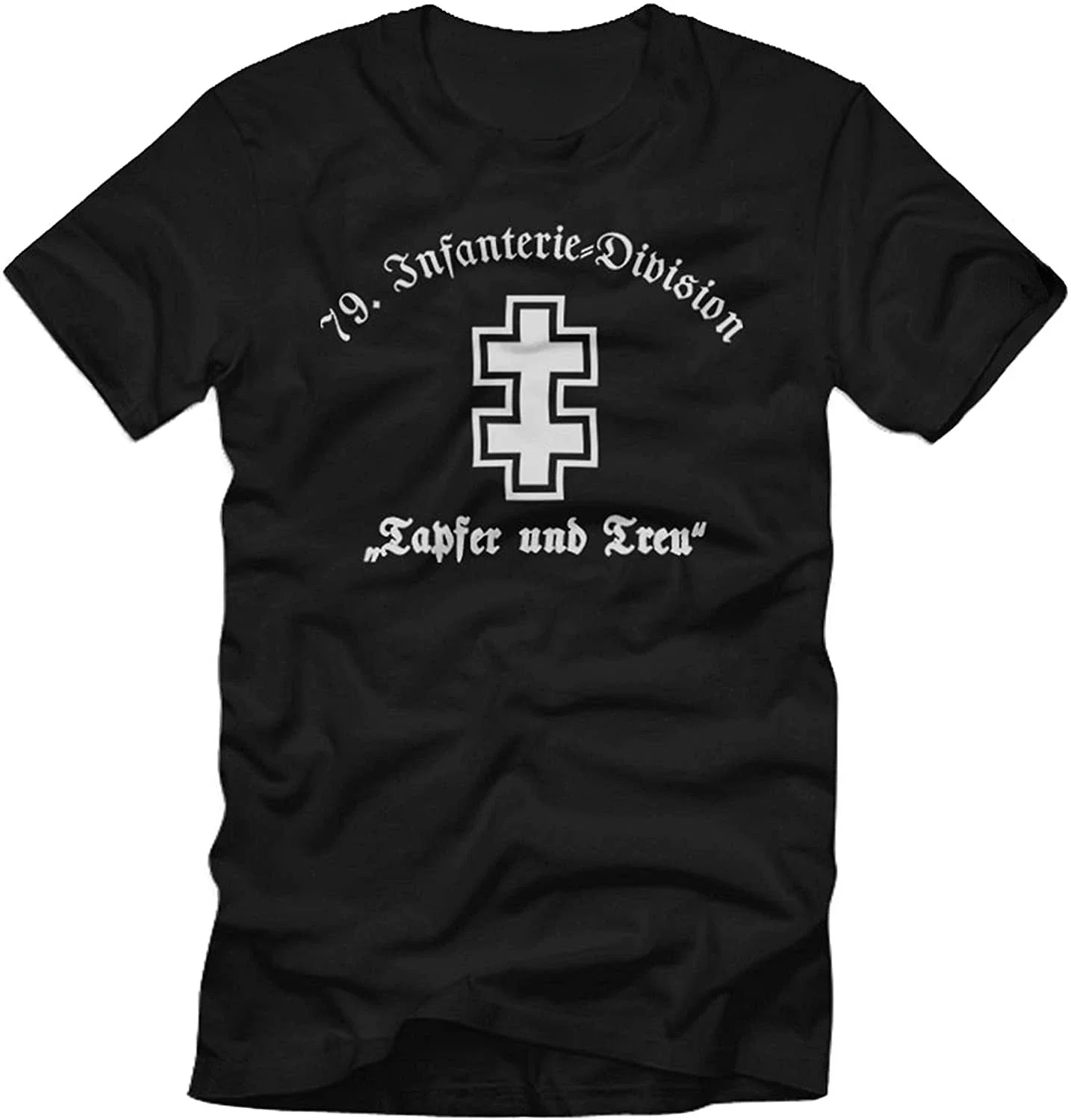 

79 Infantry Division ID WW2 Inf Div Brave and Treu Men T-Shirt Short Sleeve 100% Cotton Daddy Shirts