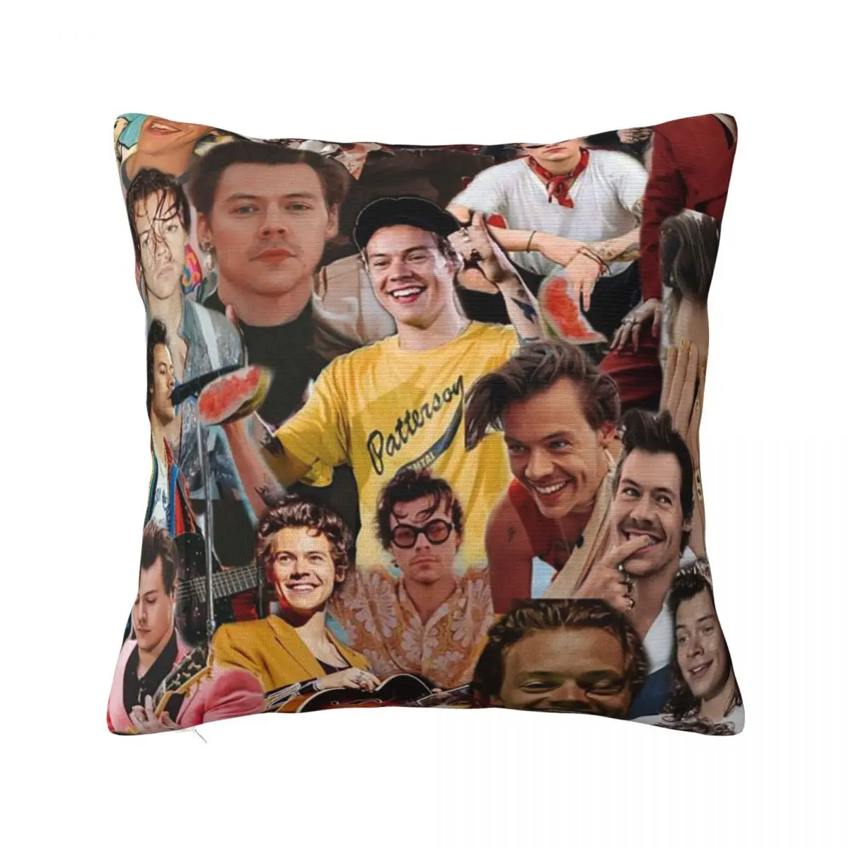 

Harrys Pillowcase Printing Polyester Cushion Cover Decor Styles Throw Pillow Case Cover Bedroom Zipper 45*45cm