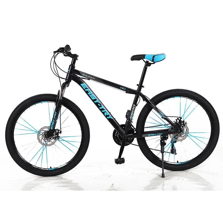 Bicicleta Deportiva de 26 Pulgadas con Suspensión Completa y 21 Velocidades, Bicicleta de Carbono para Hombre, Bicicleta con Frenos de Disco, Bicicleta Económica Más Popular