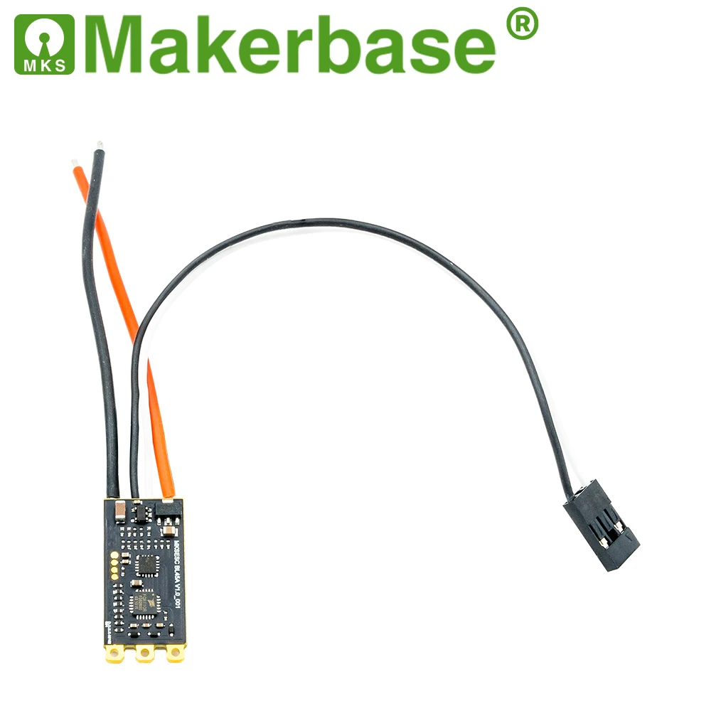 Makerbase MKSESC BL45A Brushless ESC BLHeli‑S 2‑6S DShot150/300/600 Oneshot125 for RC FPV Quadcopter Drone