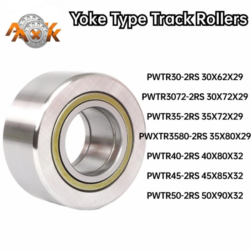 Yoke Type Track Rollers PWTR 30 - 2RS 30x62x29 PWTR 17 20 251542 1747 2052 2562 2RS  Supporting Roller Bearings