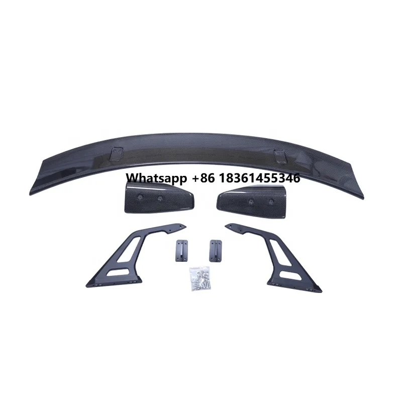 For  F87 F80 F82 M2 M3 M4 Carbon Fiber Rear Swan Neck Wing Carbon Fiber R General Purpose Carbon Fiber  Rear Spoiler