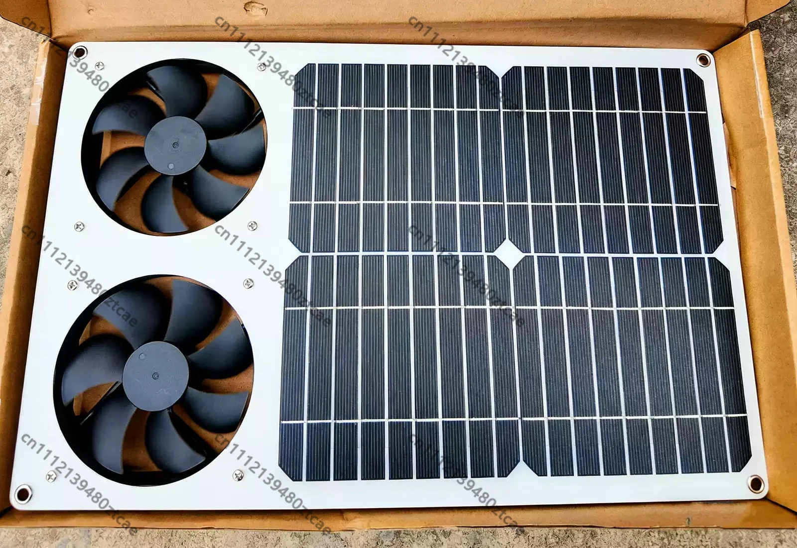 Semi-flexible Integrated Solar Exhaust Cooling Fan For Pet House Public Toilet Car Heat Dissipation Ventilator