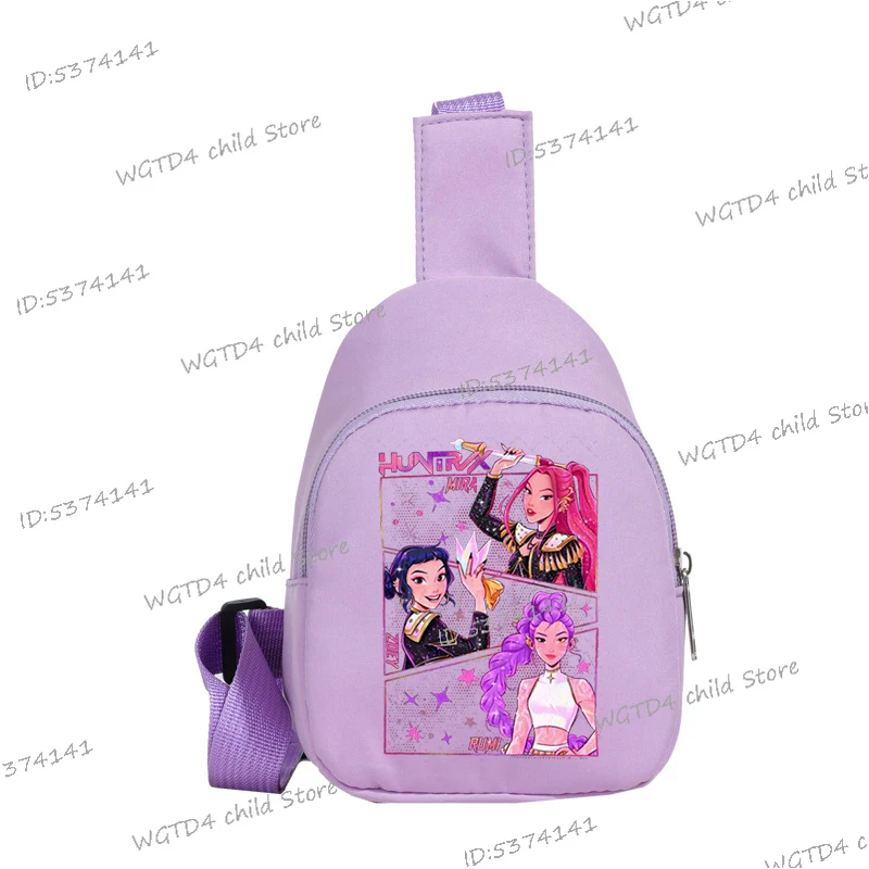 

Lightweight Shoulder Crossbody Bag KPop Demon Hunters Children Chest Bag Girls Cute Purses and Handbags Mini Kids Bags Gifts