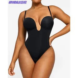 Fajas Waist Trainer Women Slimming Butt-Lifting Bodysuits One-piece Shapewear Tops Tummy Control Body Shaper Seamless Jumpsuits