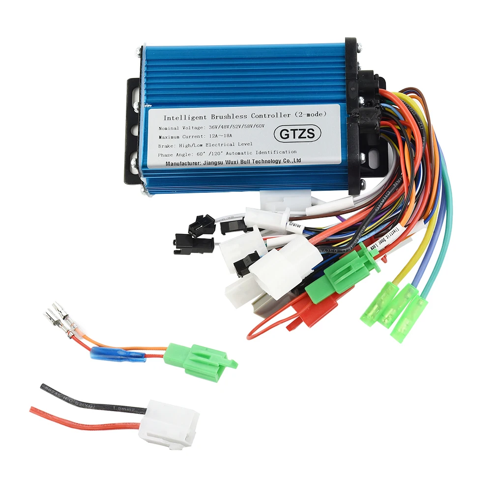 Brushless DC Motor Controller 600-800W 36V 48V 6mos For E-Bike E-Scooter Intelligent Dual-mode Brushless Motor Electric Vehicle