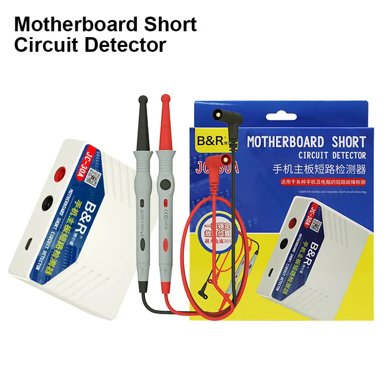 B & R-Motherboard Short Circuit Detector Tool, Multi-Funcional, Mainboard Failure Repair, Shortkiller Phone, JC-30A