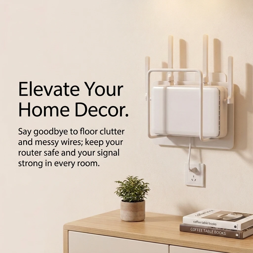 Wall Mount Router Stand Rack w - огляд і ціна Cable Management Box