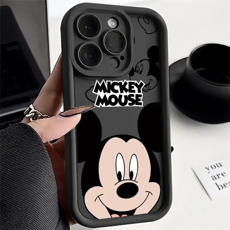 Disney Cute Mickey Minnie for Apple iPhone 13 15  Pro Max 14 13 Pro 11 12 7 8 Plus X XS MAX XR 14 Plus Silicone Phone Case funda