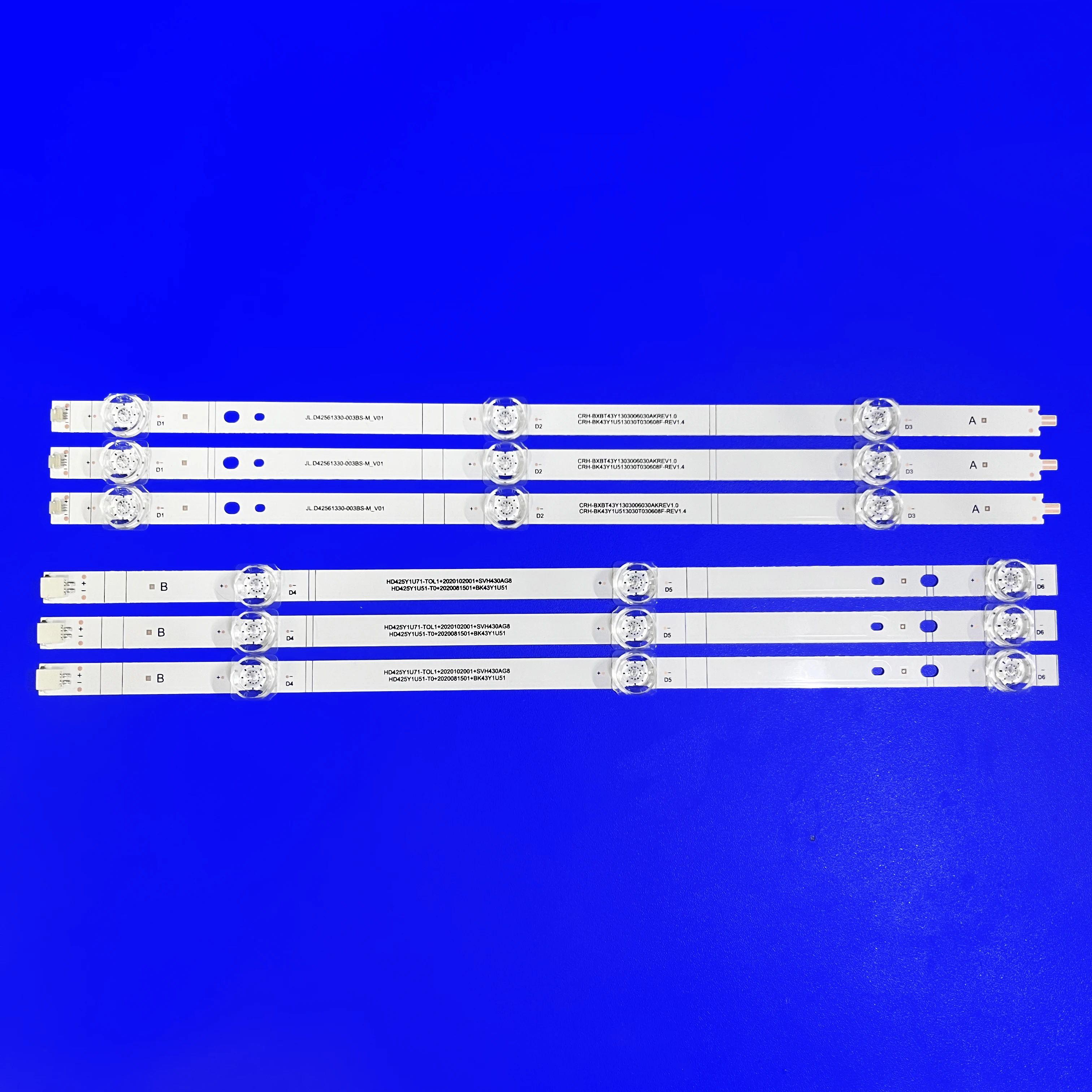 LED Strip HD425Y1U71 HD425Y1U51-TOL1 SVH430AG8 For Hisense 43A66G 43C350KE 43A6BG 43A6K 43A6BGTUK 43A6EG 43A6FG 43A62G 43A6GTUK
