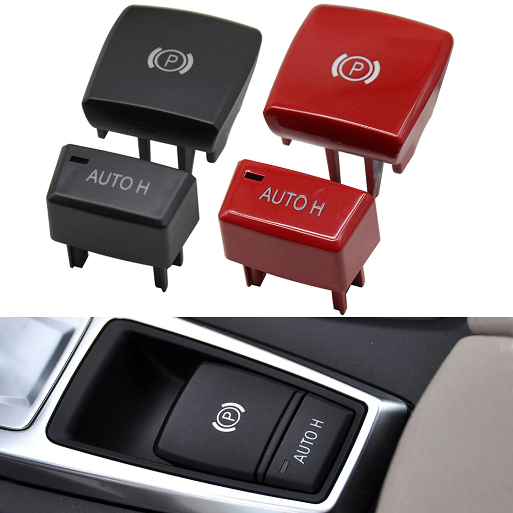 Interior Car Electronic Hand Parking Brake Switch Auto H Hold P Button Cover for BMW X5 E70 X6 E71 E72 61319148508