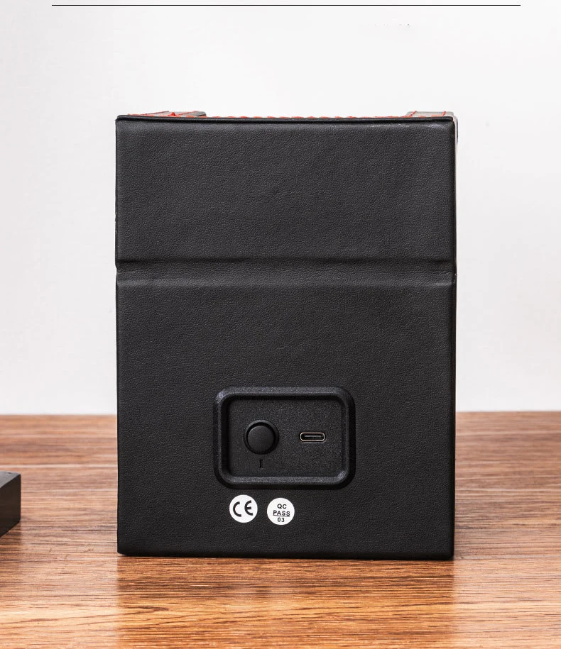 CCZIDONGH Automatic Watch Winder With Quiet Japanese Motor USB Cable Powered,Leather Exterior And Soft Flexible Pillow