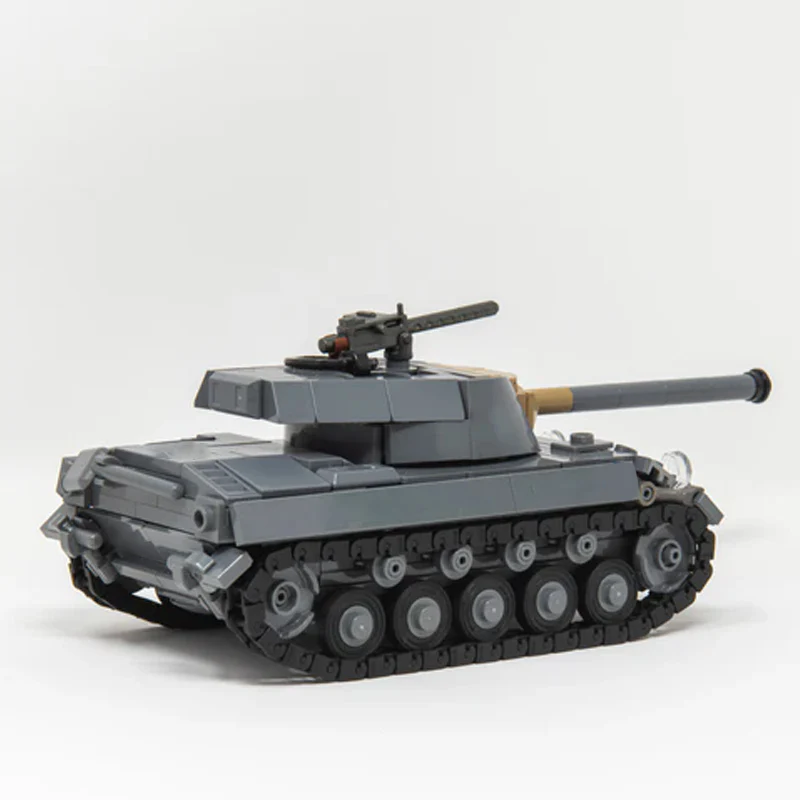 qwert M18 Hellcat Tank Destroyer Model MOC Building Bricks War Equipment Modular Technology Gifts Holiday Assemble Children Toys