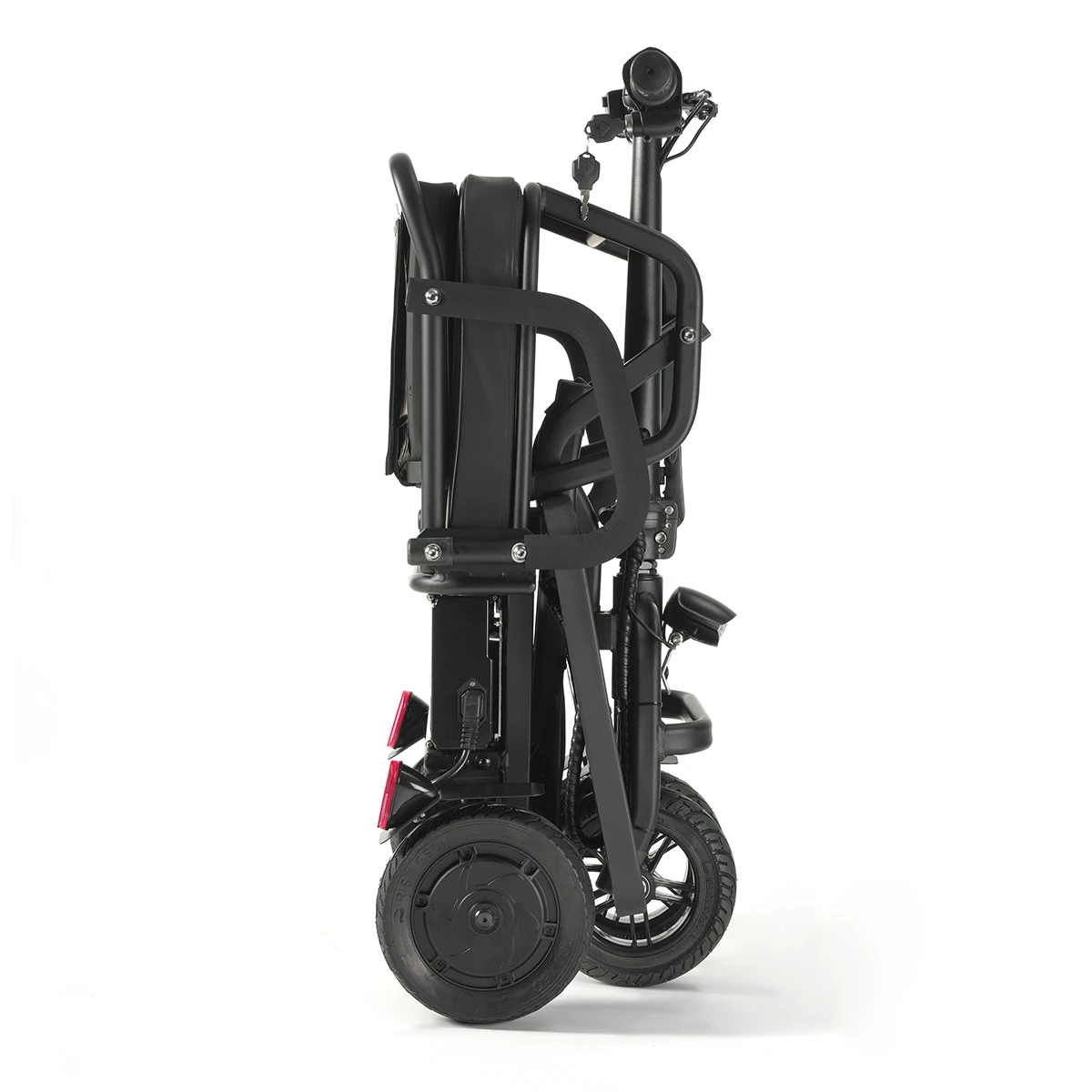 High Power Ultra Lightweight Foldable Electric Scooter For Elderly LED Light Off-Road 3-Wheeled Mobility Scooter All Terrain