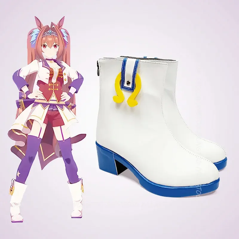 

Pretty Derby Daiwa Scarlet Anime Characters Shoe Cosplay Shoes Boots Party Costume Prop