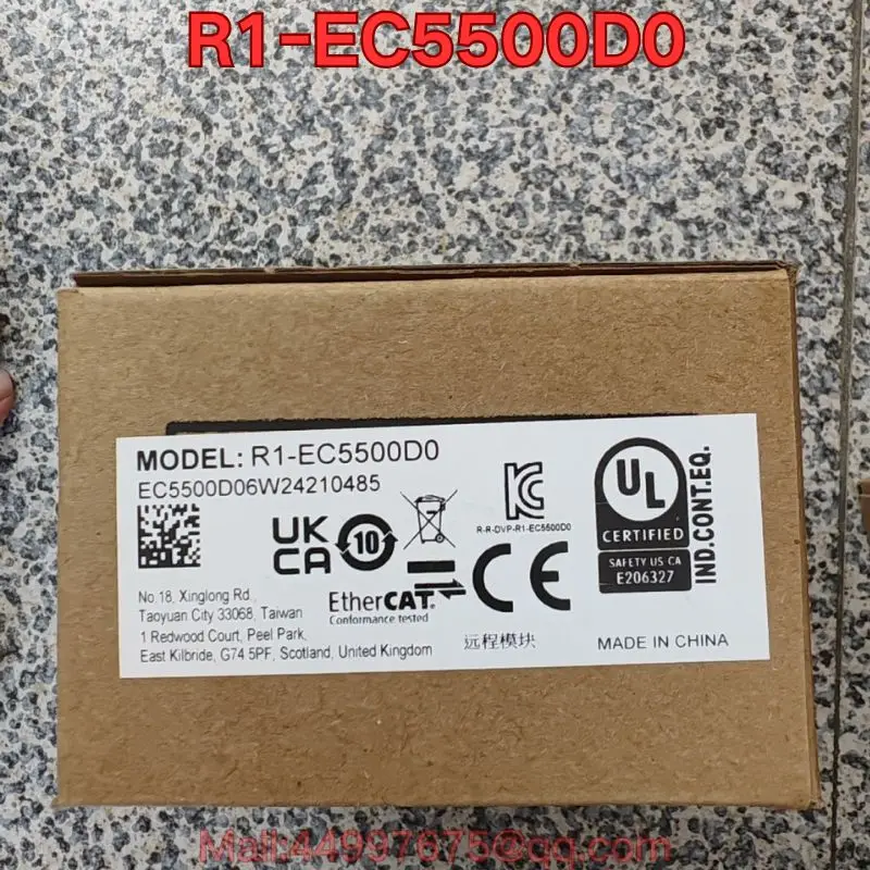 Second-hand PLC module R1-EC5500D0 function test is normal Latest quotation for July 2025
