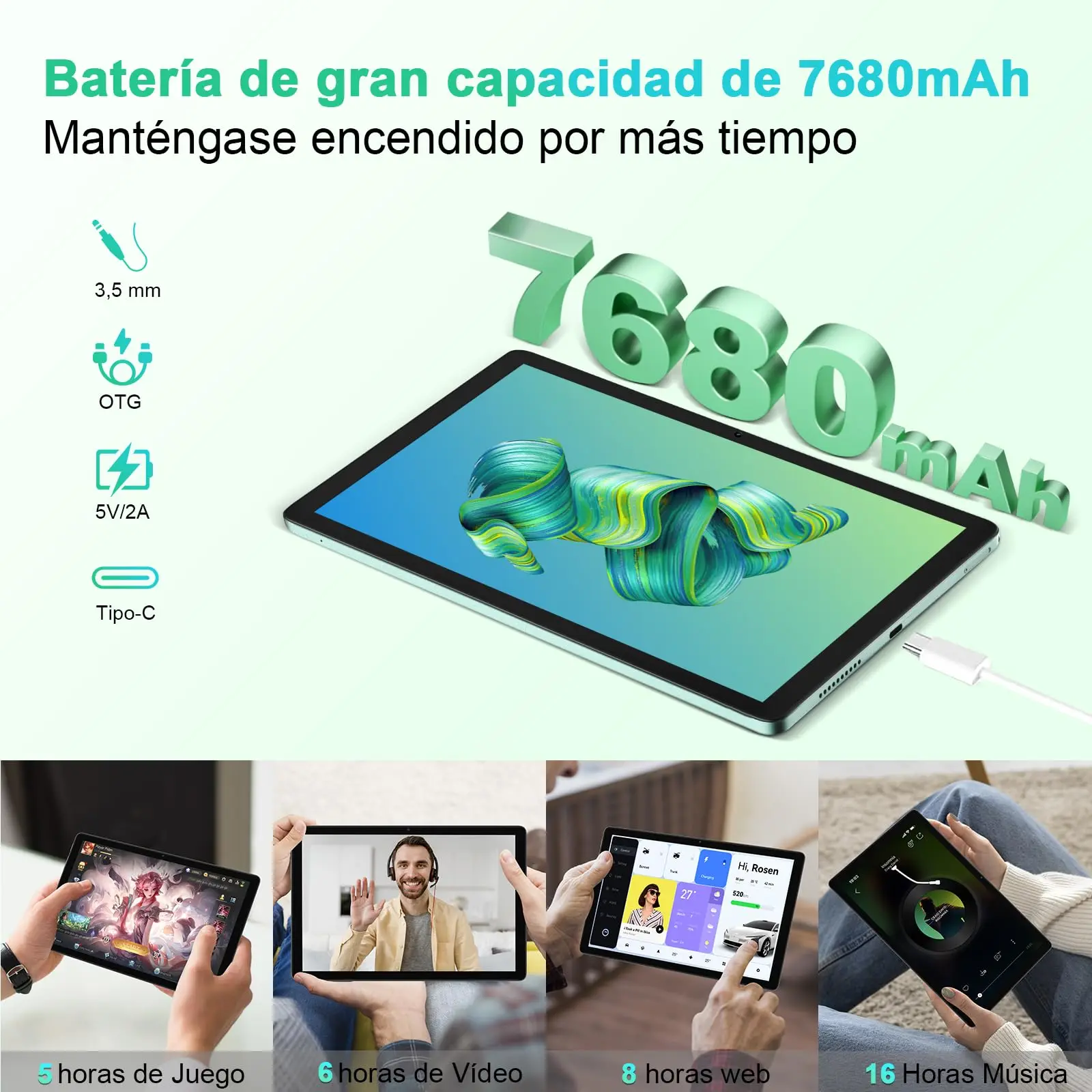 Blackview Tablet Android 13 Tab 80 (2023) 10.1 \