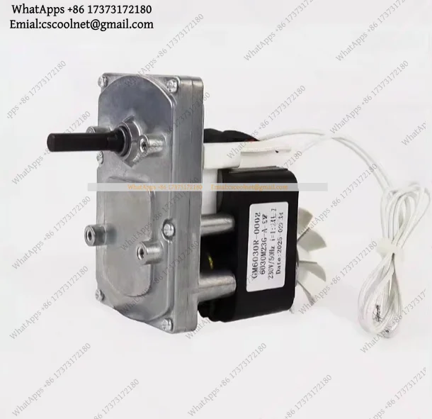 k3 230V Reduction Motor Replacement, Gear Drive Motor Assembly for Commercial Chain Toaster Conveyor Oven Spare Parts