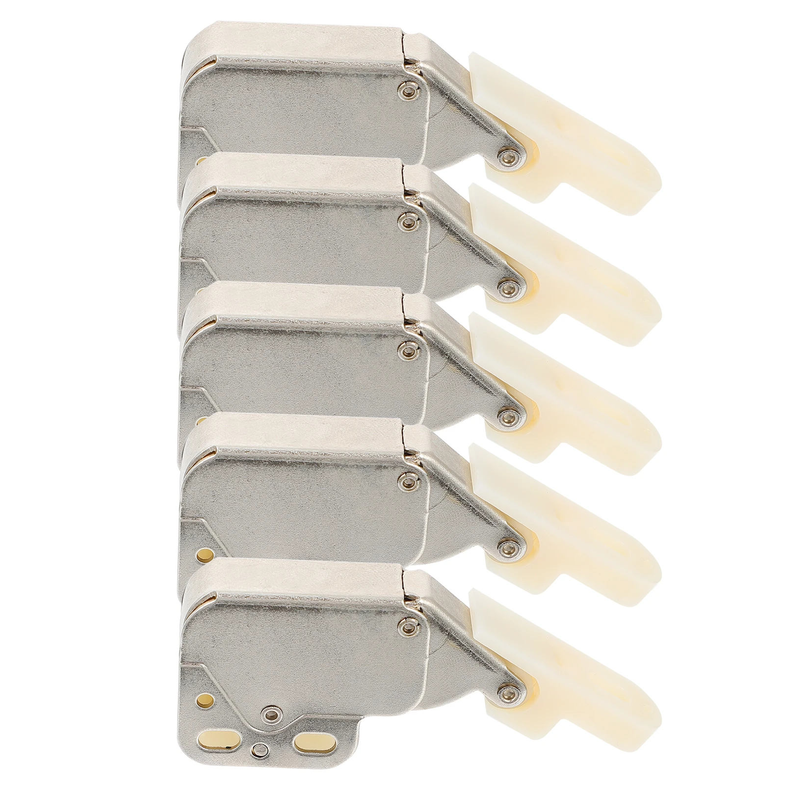 

5pcs Elephant Trunk Hinge Spring Loaded Buckle Furniture Safety Security Latch Snap Nylon Cabinet Durable Hardware