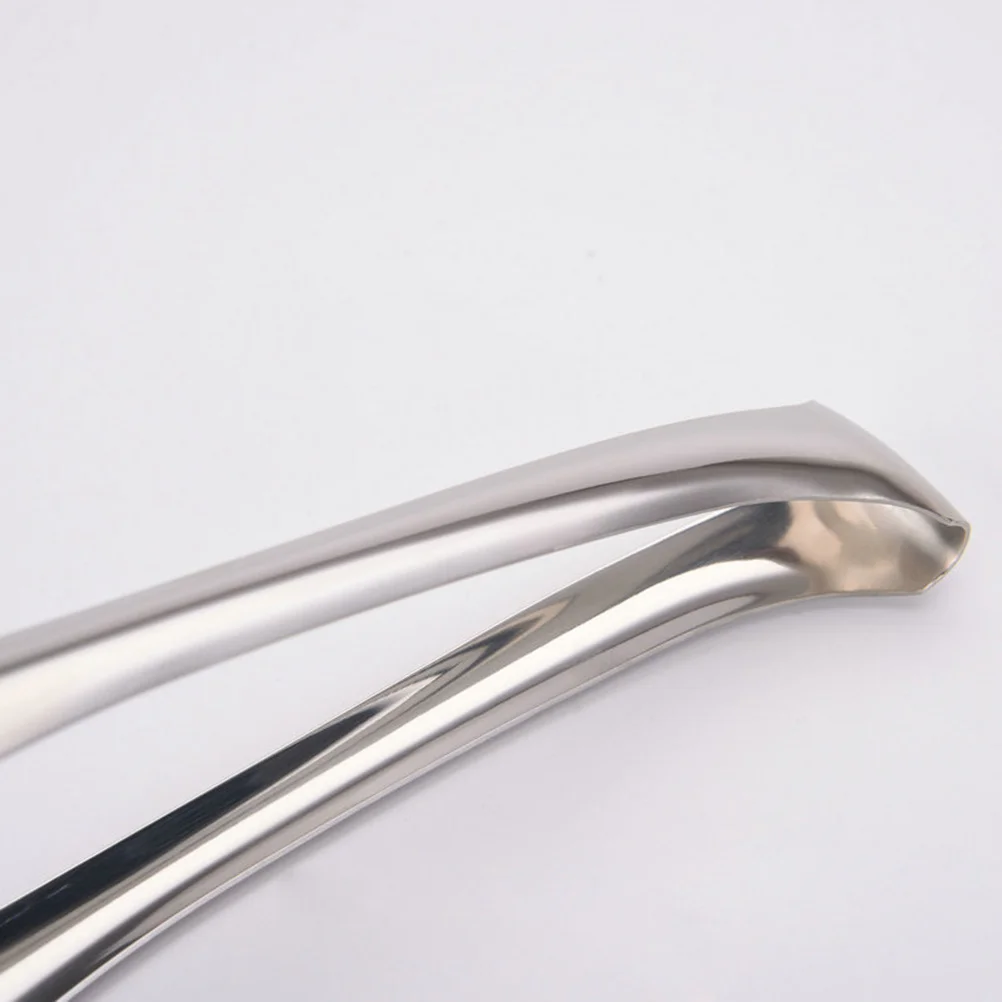 

Stainless Steel Anti-Scald Food Clip Heat Resistant Non-Rust Kitchen Serving Tongs for Cake Bread Salad 9 Inch Bread Tongs