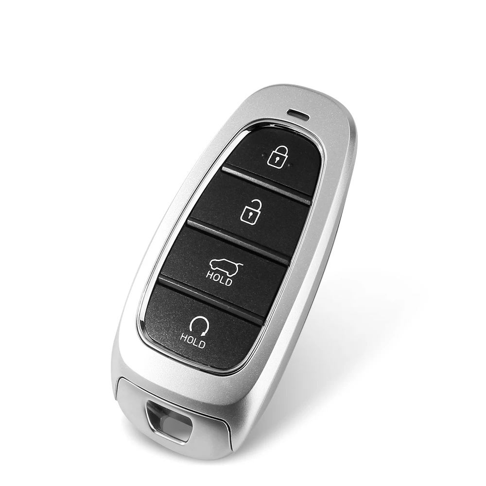 KEYYOU Smart Remote Car Key Fob Shell Cover for Hyundai Santa Fe Nexo Staria Sonata Grandeur Tucson 2019+ Replacement Key Case