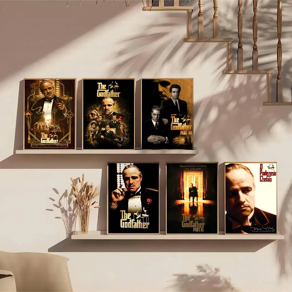 Movie The Godfather Vintage Posters Sticky Vintage Room Home Bar Cafe Decor Kawaii Room Decor
