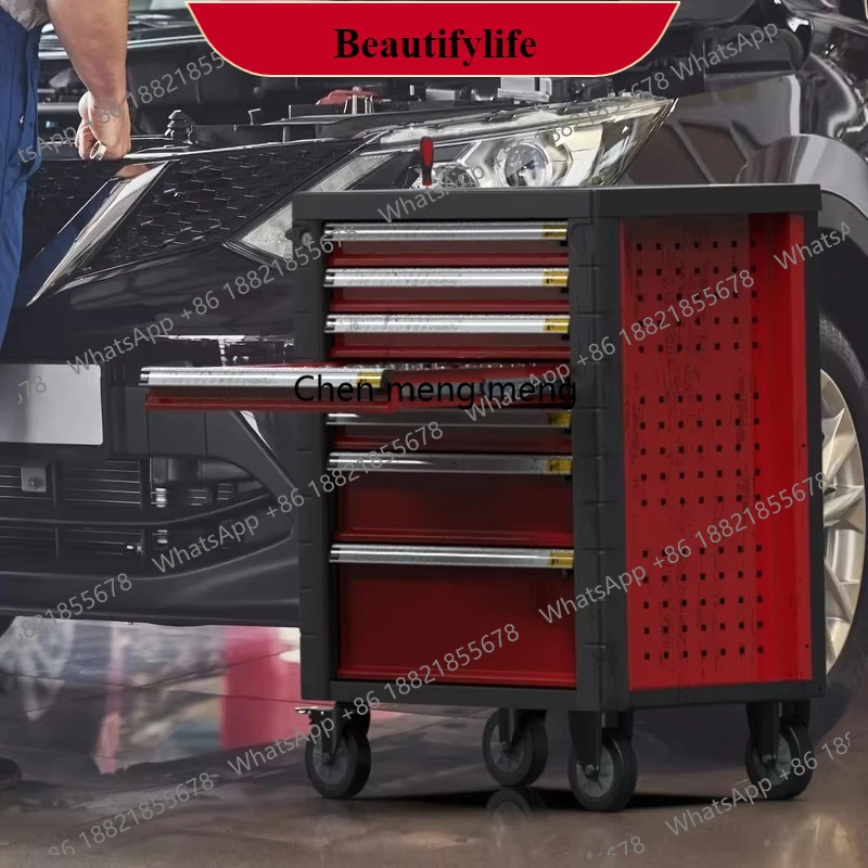 z189 Professional Heavy Duty Auto Repair Tool Cart Mobile Cabinet With Multiple Drawers For Workshop Garage Storage