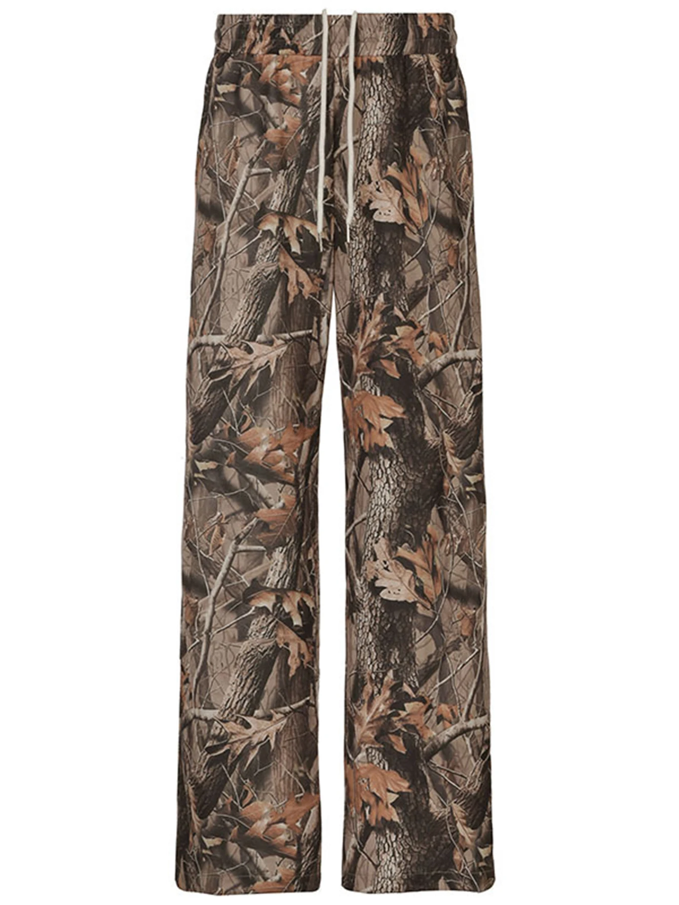 캐주얼 스트레이트 레그 팬츠 풀 렝스 핏 미드 웨이스트 여성 하의 편안한 루즈 팬츠 패셔너블 캐주얼 스타일