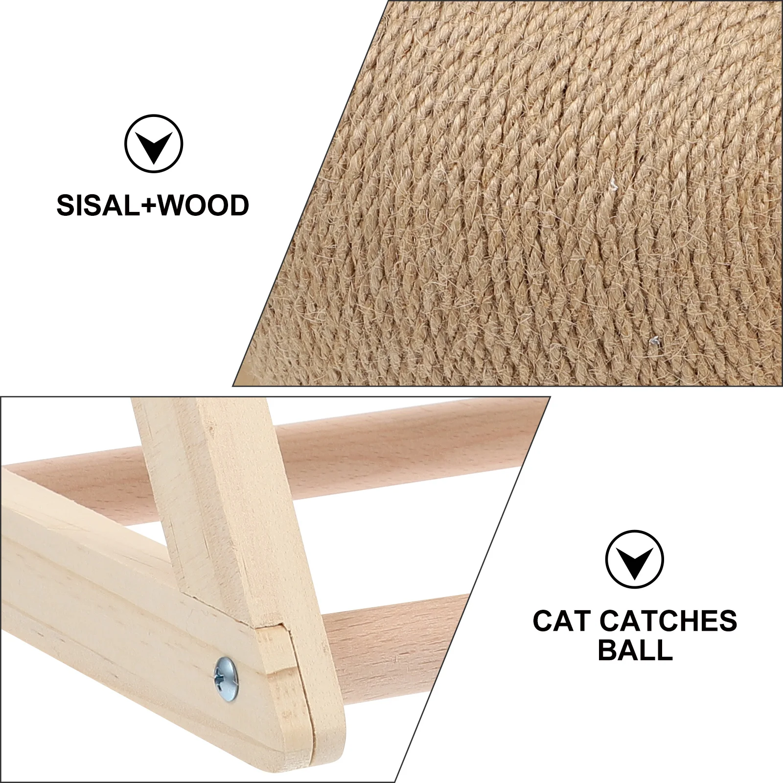 

Cat Scratching For Cats Kitten Claw Grinding Plaything Pet Comforting Indoor Activity Furniture Scratcher Khaki Cat
