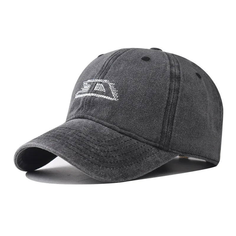 

Letter D Embroidery Vintage Soft Baseball Caps Men Women Water Washed Hat Sports Fishing Dad Visor Summer Autumn Peaked Cap