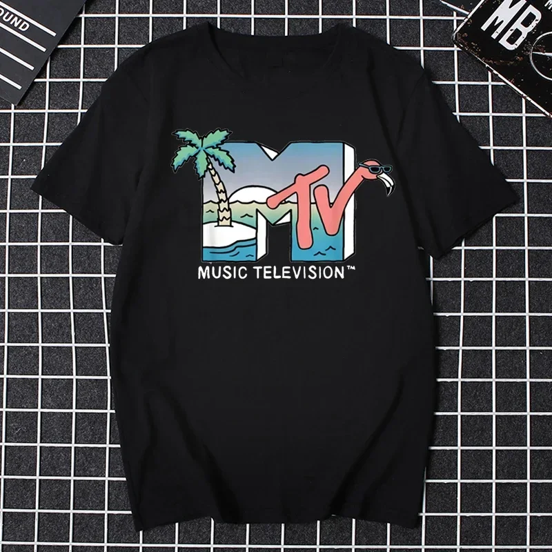 Men clothing retro T shirt vintage rock hip hop modal summer unisex casual shirt Daewoo music elevision graphic shirts