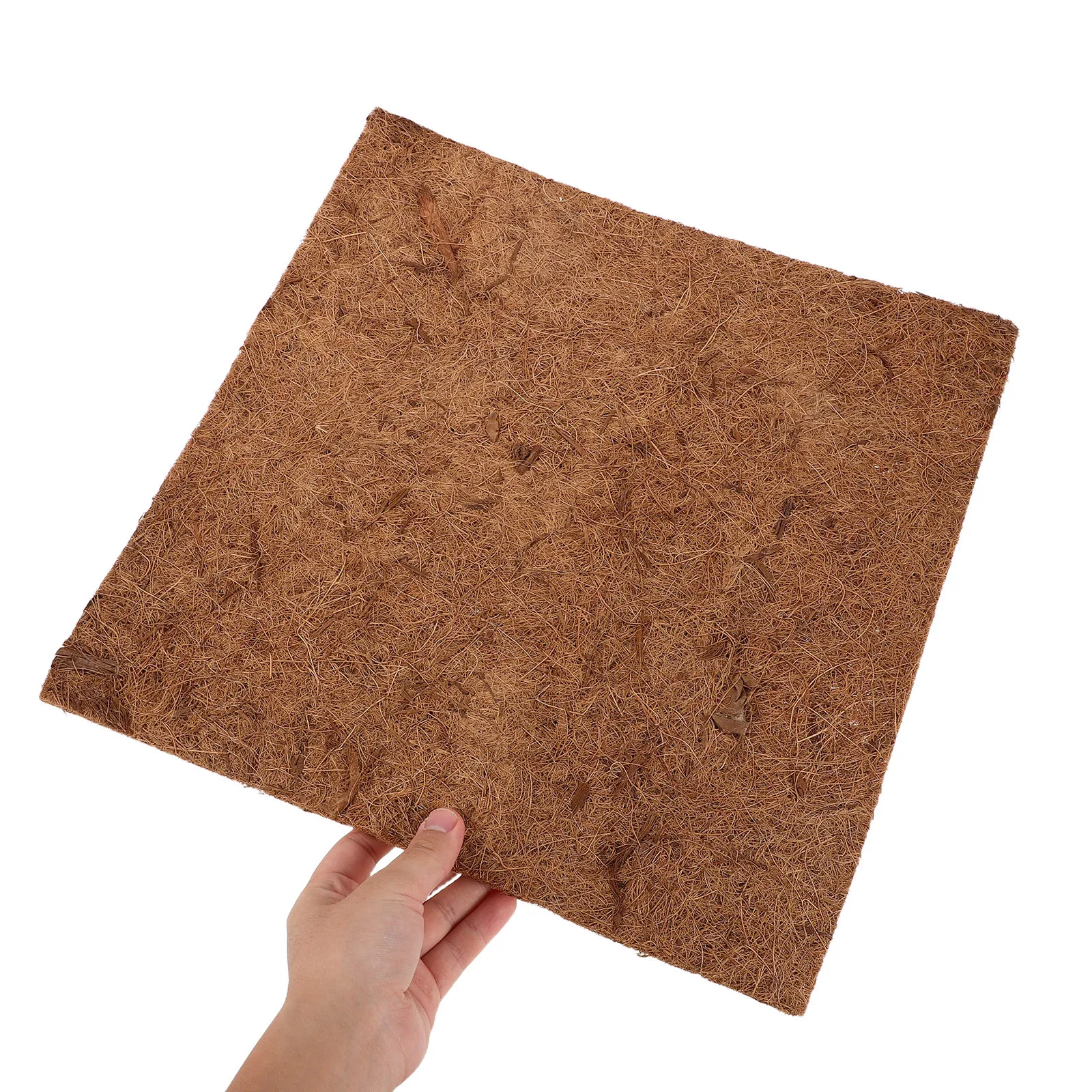 

4pcs Reptile Mat Natural Coconut Fiber Moisture Retaining Lining For Lizard Poultry Chicken Nesting Box Pad Pet Cage Base