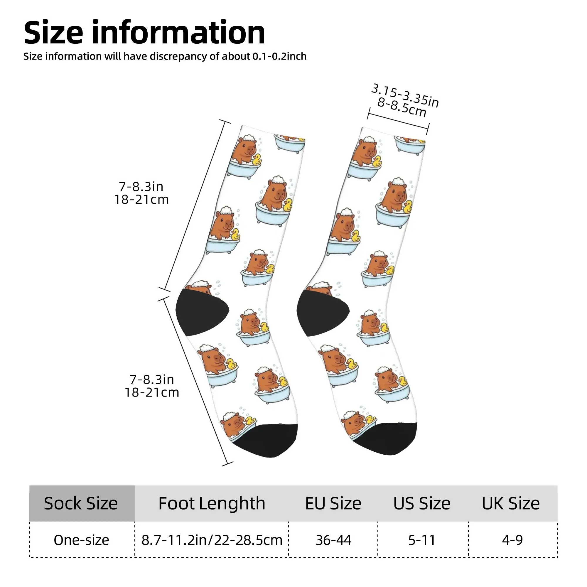 لطيف كابيبارا دش جوارب نمط الترفيه الجوارب الخريف عدم الانزلاق الجوارب النساء الرجال تشغيل جوارب عالية الجودة