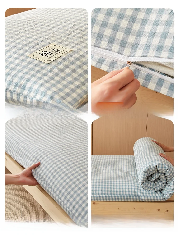 薄い綿マットレス-学生寮-家庭用-ソフトパッド-一人用-特殊用途マットレス-モダン-シンプルなデザイン