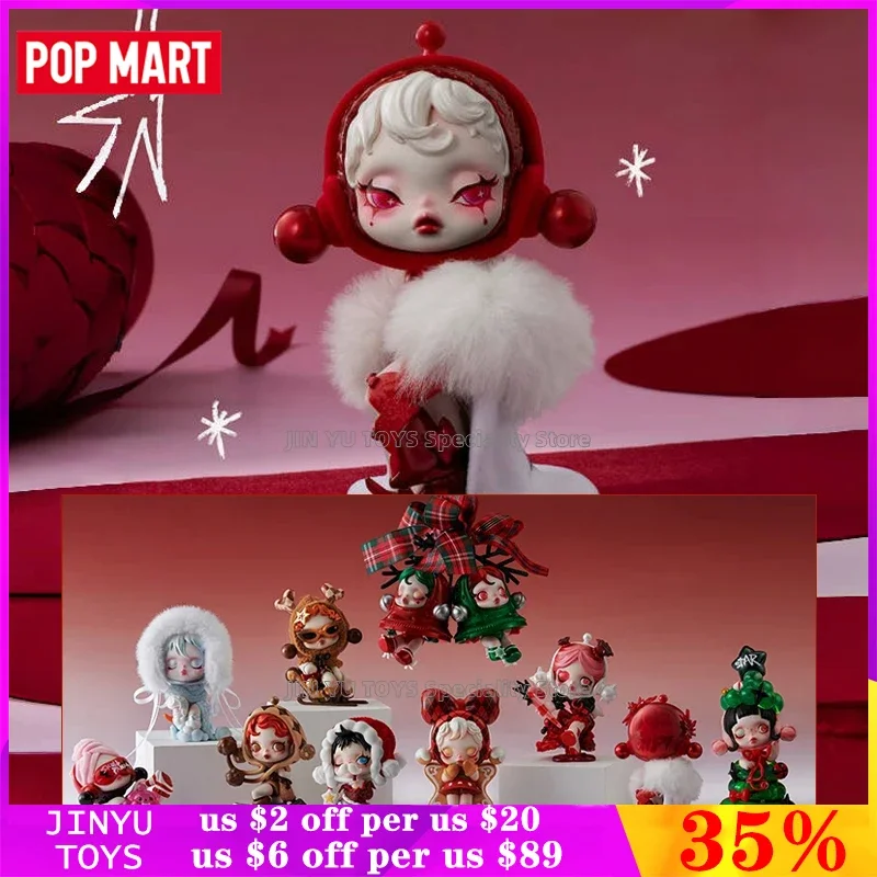 

POP MART SKULLPANDA Tell Me What You Want Series Blind Box Cute Anime Action Figure Cartoon Designer Doll Toys New Year Gifts