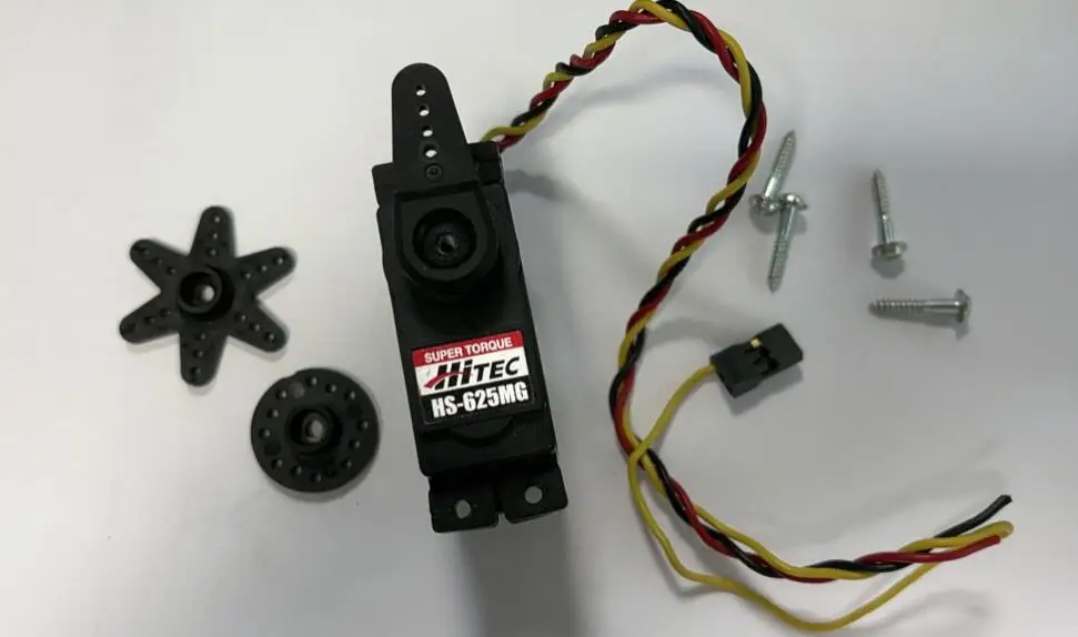 85% NEW Hitec 32625S HS-625MG Hi-Speed High Speed, Heavy Duty Metal Gear Train Premium 2BB Servo for 1/10 Car 50-59 Class Heli