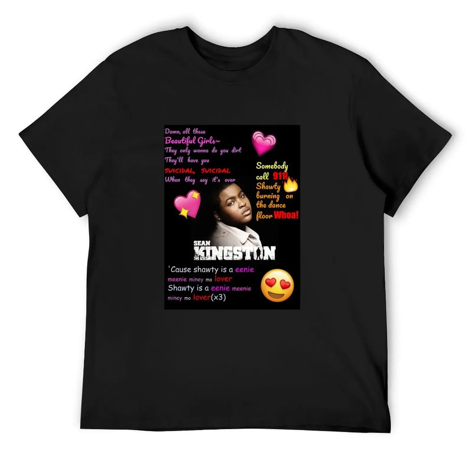 

Sean Kingston T-Shirt tops oversizeds Aesthetic clothing customizeds Men's t shirts