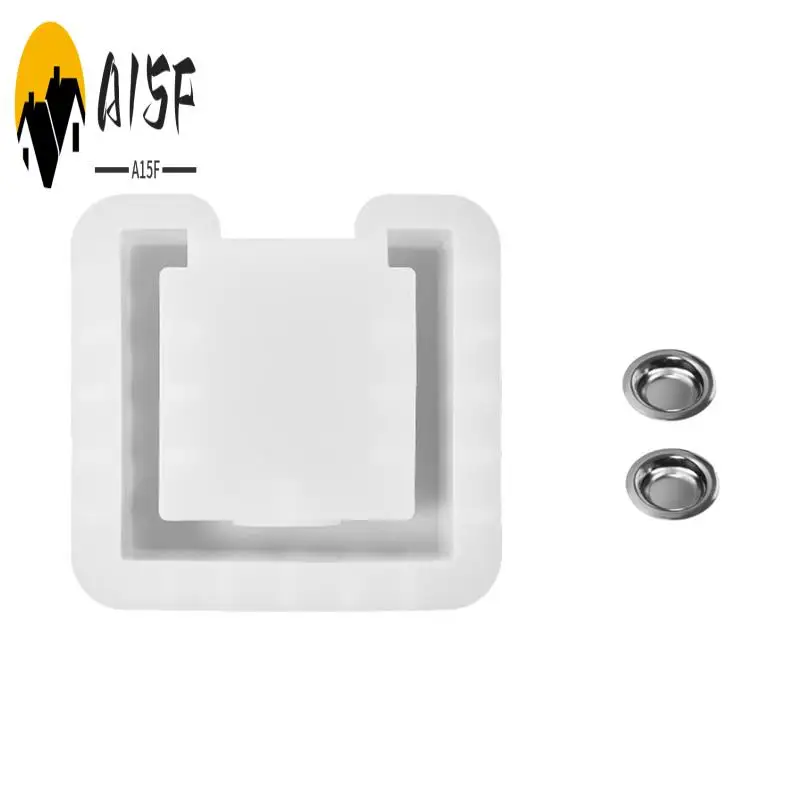 

A15F-квадратная шестиугольная арка, чашка для свечи, курильница, силиконовая форма, сделай сам, гипсовая форма для хранения ароматерапии