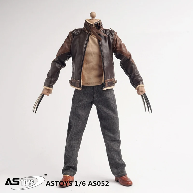 

ASTOYS 1/6 Scale AS052 Conner Leather Suit Model 12'' Action Figure Toy Jeans T-shirt Clothing Accessories