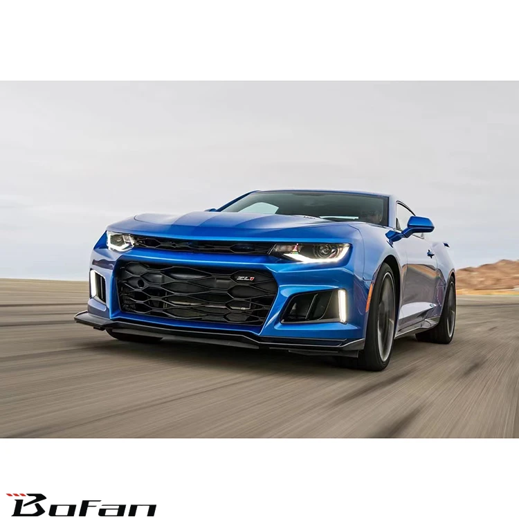 ZL1 نمط طقم الجسم المصد الأمامي الشفاه سيارة الوفير لشروليه كامارو 2016-2018