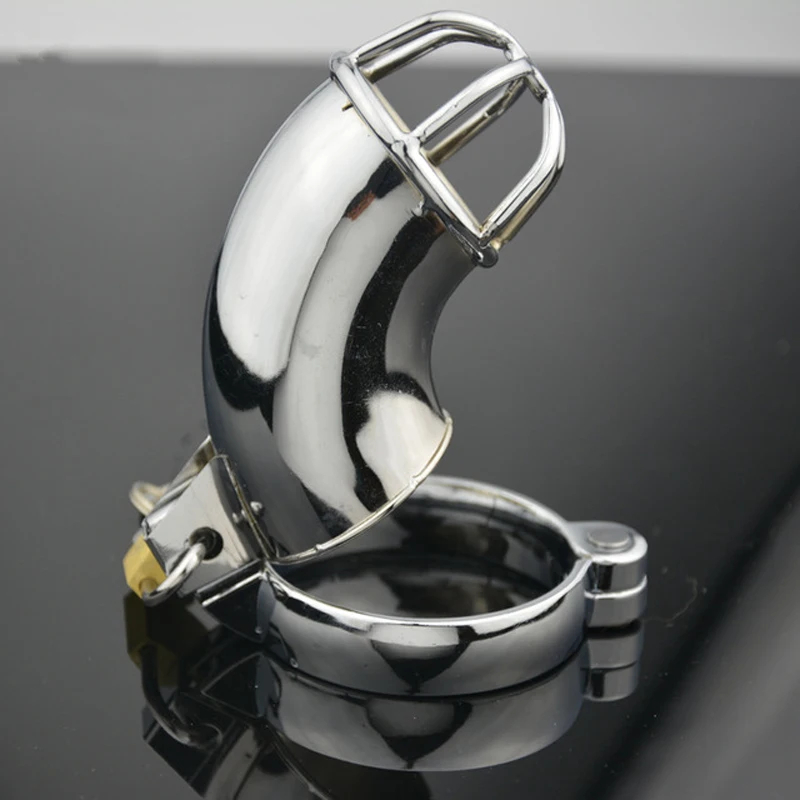 Metal Cock Sleeve Chastity Cage Penis Lock Bdsm Bondage Sex Toys For Men Cbt Adult Cock Cage Male Chastity Device CB6000