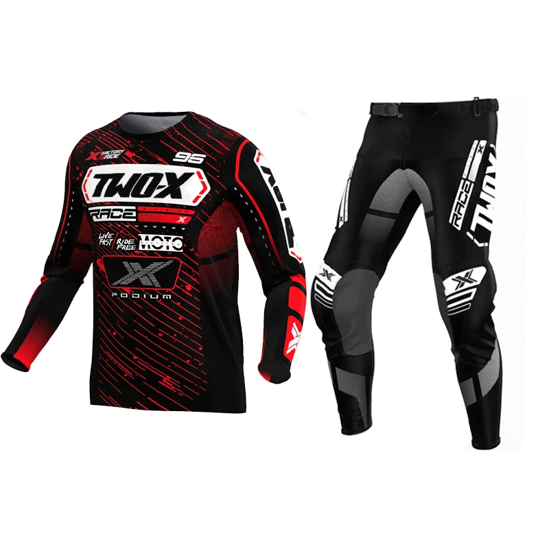 Two-X Motocross Kits Dirt Bike Gear Set Moto Combos Off Road Jersey And Pant Enduro Motorcycle MX Jersey Set