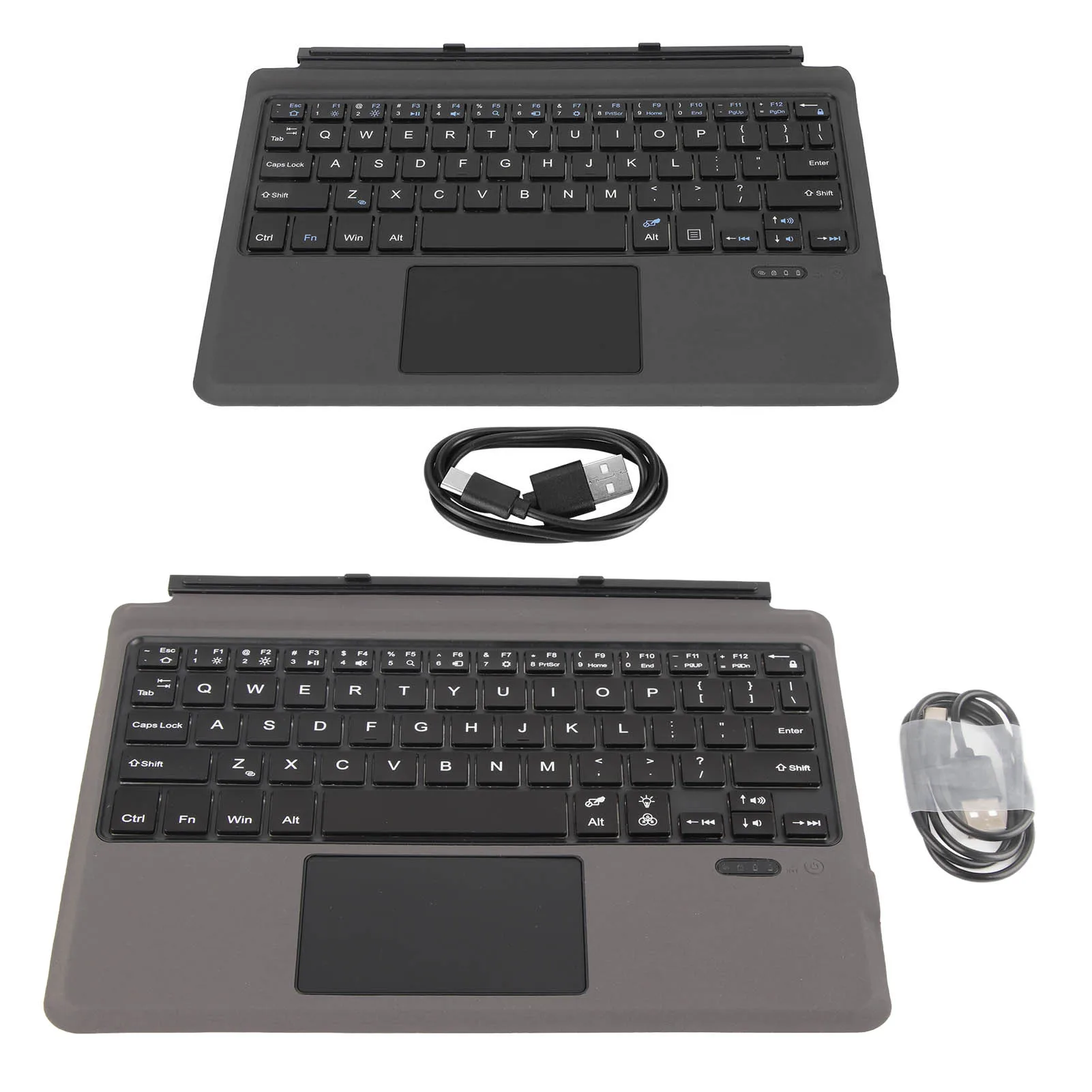 Wireless Keyboard BT5.0 Ultra Slim Touchpad PU Leather Easy Control Quick Response Tablet Keyboard for Go 1 2 3