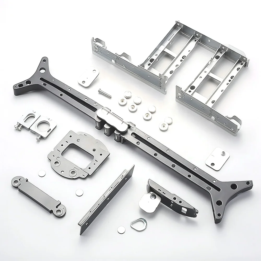 OEM Metal 3D Printing Custom Sheet Metal Assembly Kits Precision Sliding Bracket Hardware Components Non-standard Automation