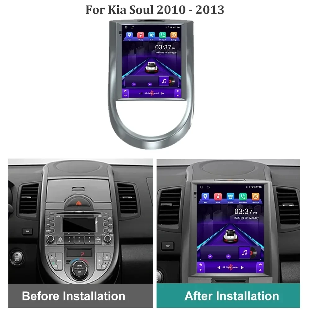 Wireless Carplay auto For KIA SOUL 2010 - 2013 Car Android 16 Radio Multimedia Video Player Stereo CE BT GPS DSP Fan SWC Tools