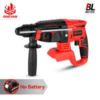 ONEVAN 2000W Brushless Heavy Duty Electric Hammer Drill 10600bpm 3200rpm Cordless Professional Power Tool For Makita Battery Pin